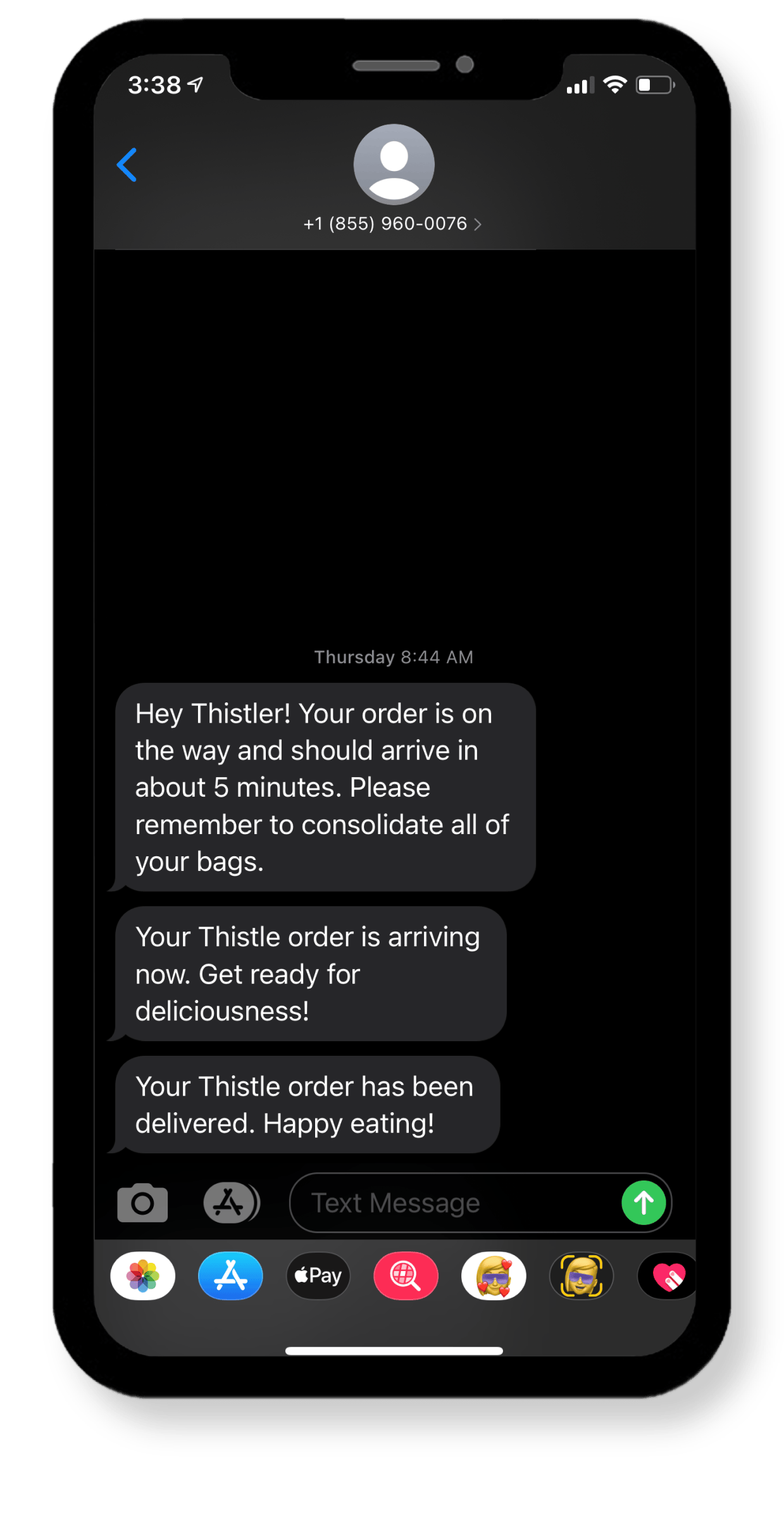 Customizable, triggered customer notifications