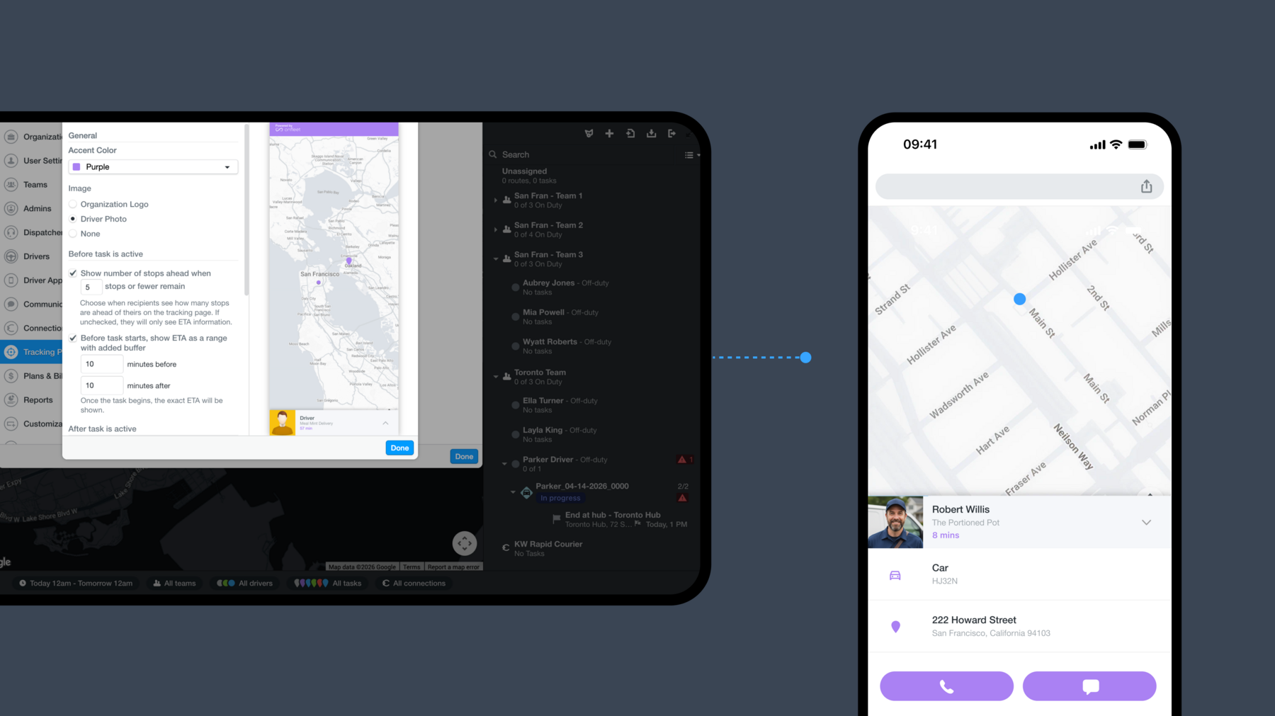 Live Tracking Page
