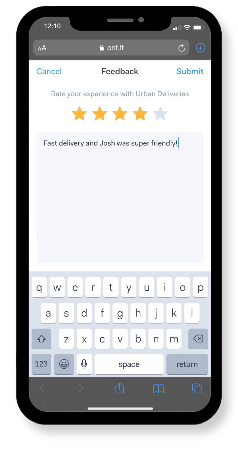 Images displaying support examples for the product