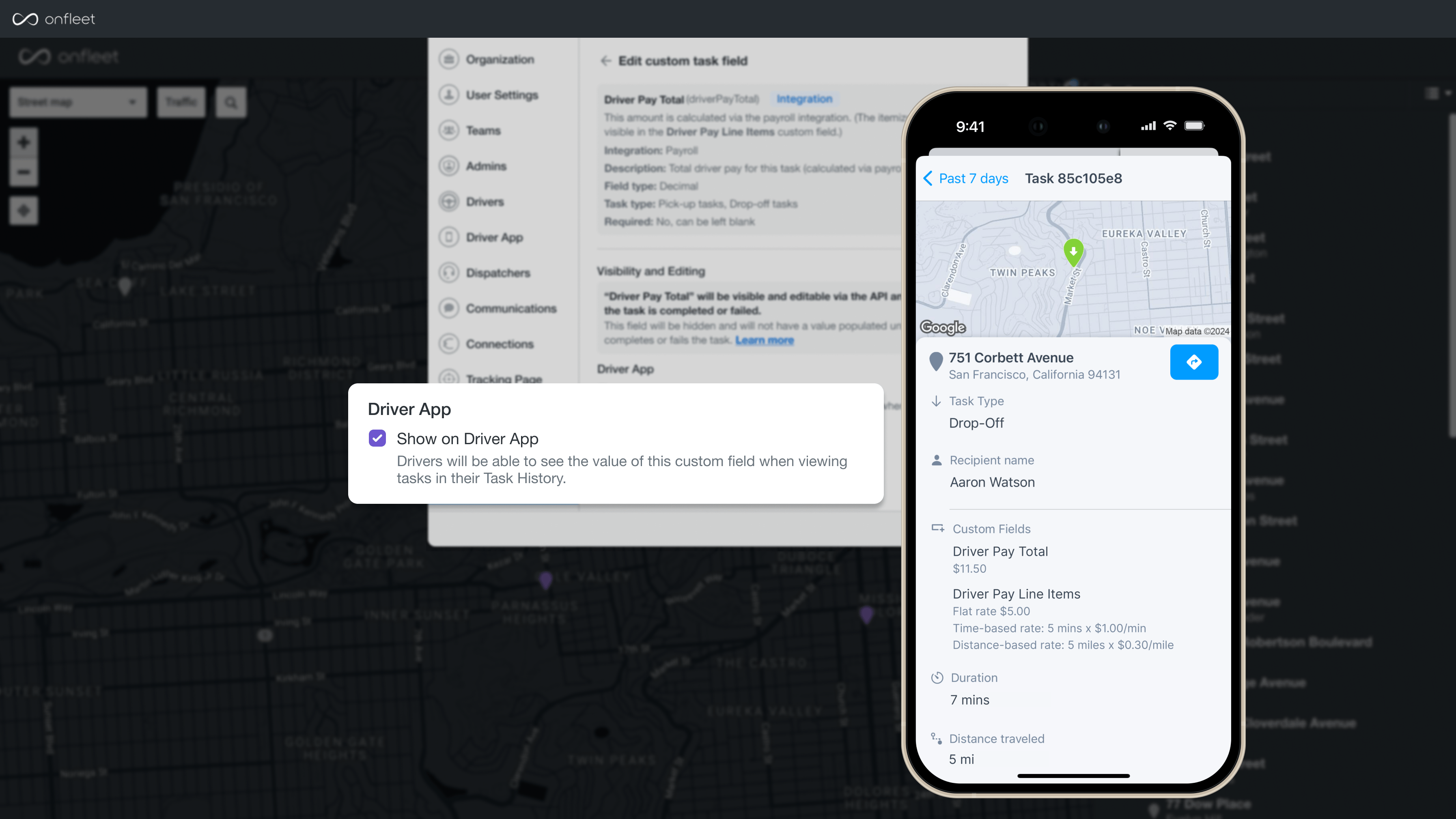 Create pay transparency for drivers
