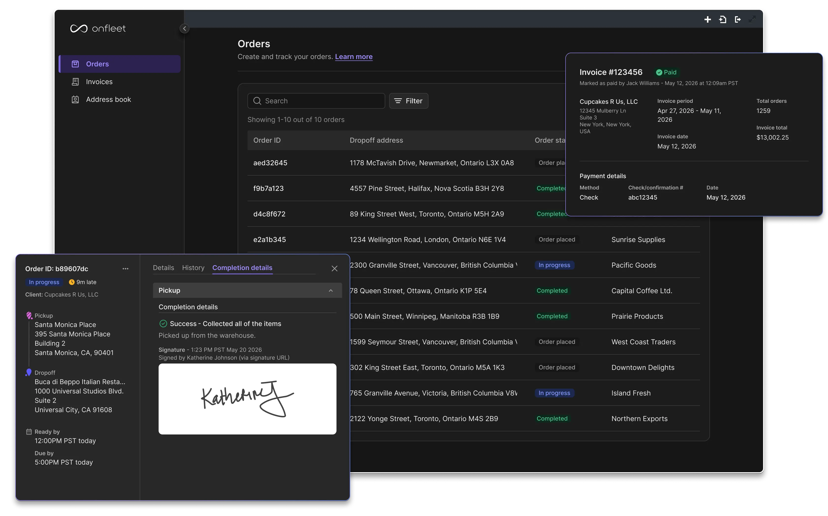 Client Portal for a Better Delivery Experience End-to-End