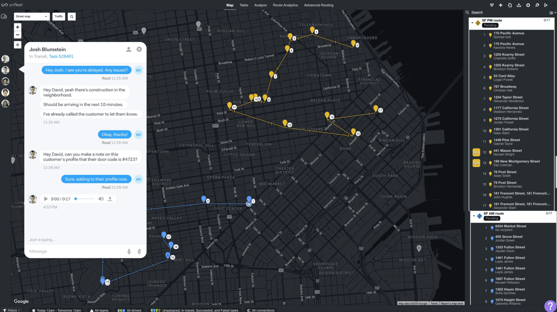 Driver Tracking and  Communication