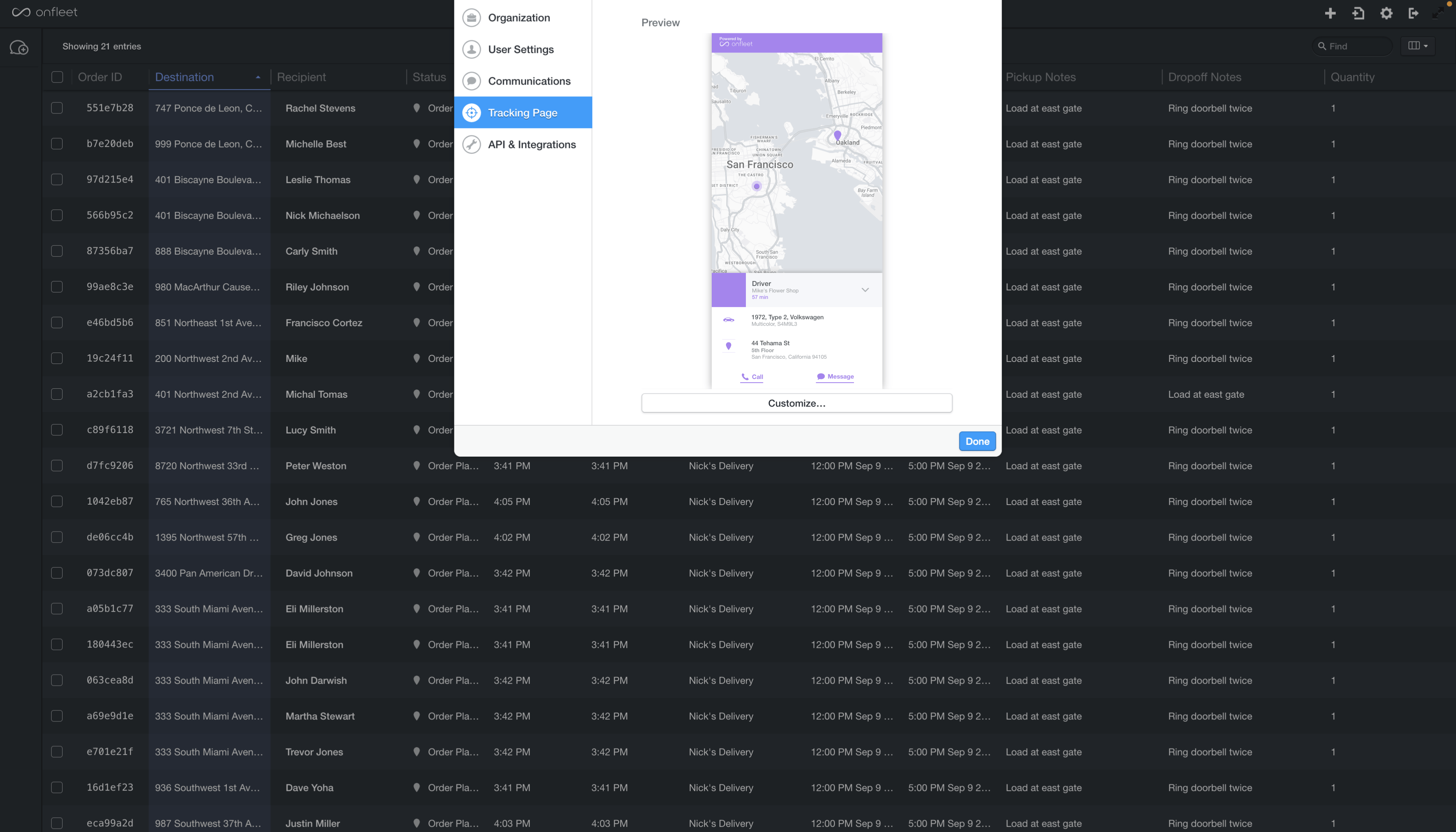 Custom Notifications and Tracking