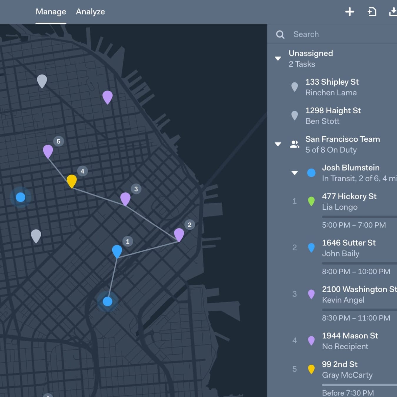 Dispatching & Routing