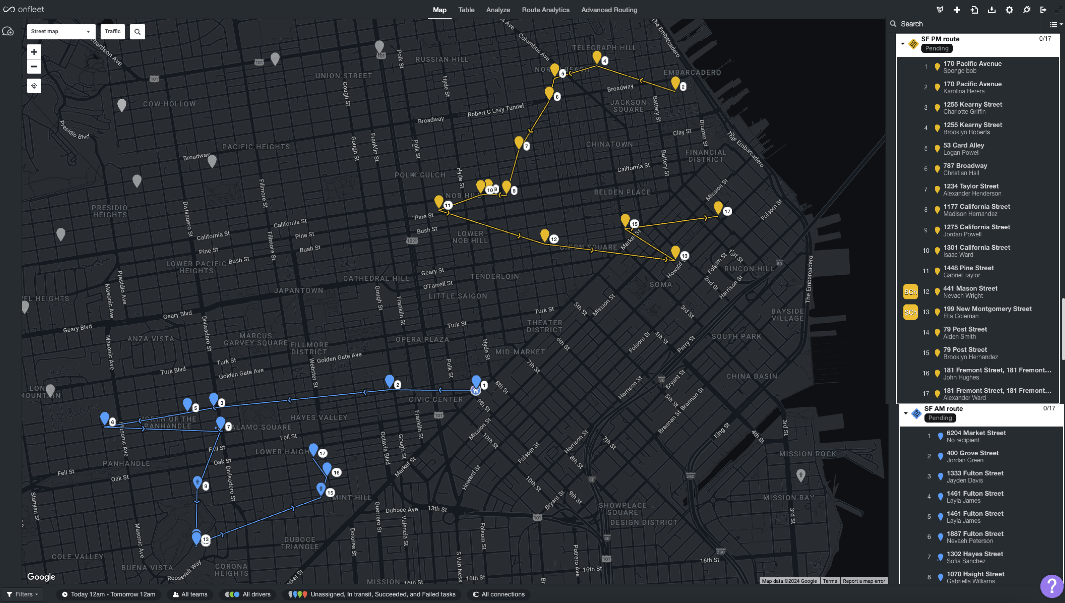AI-Driven Route Planning and Route Optimization