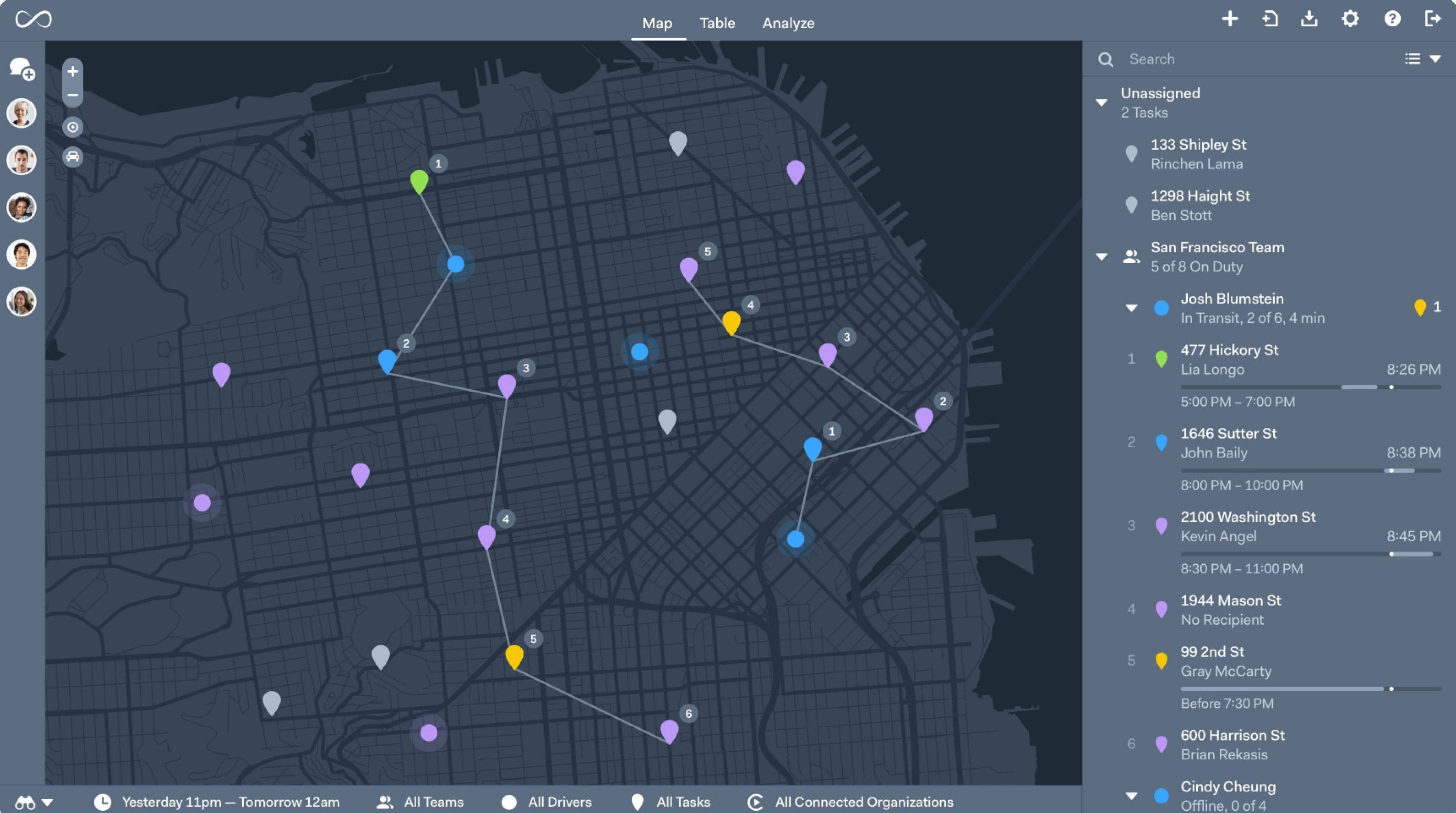 Real-time tracking and visibility that you control