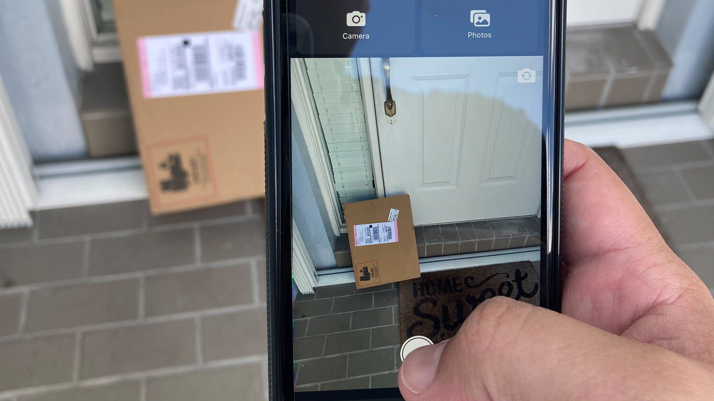 Images displaying support examples for the product