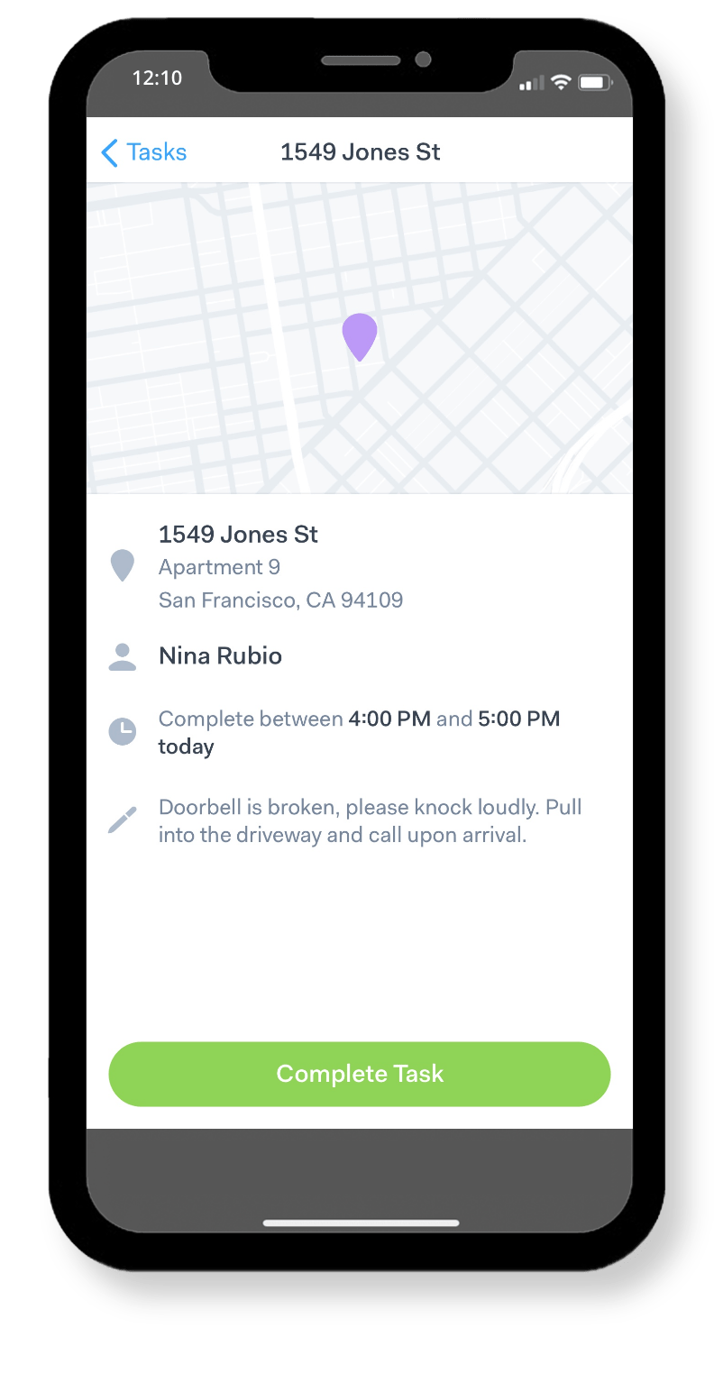 Images displaying support examples for the product