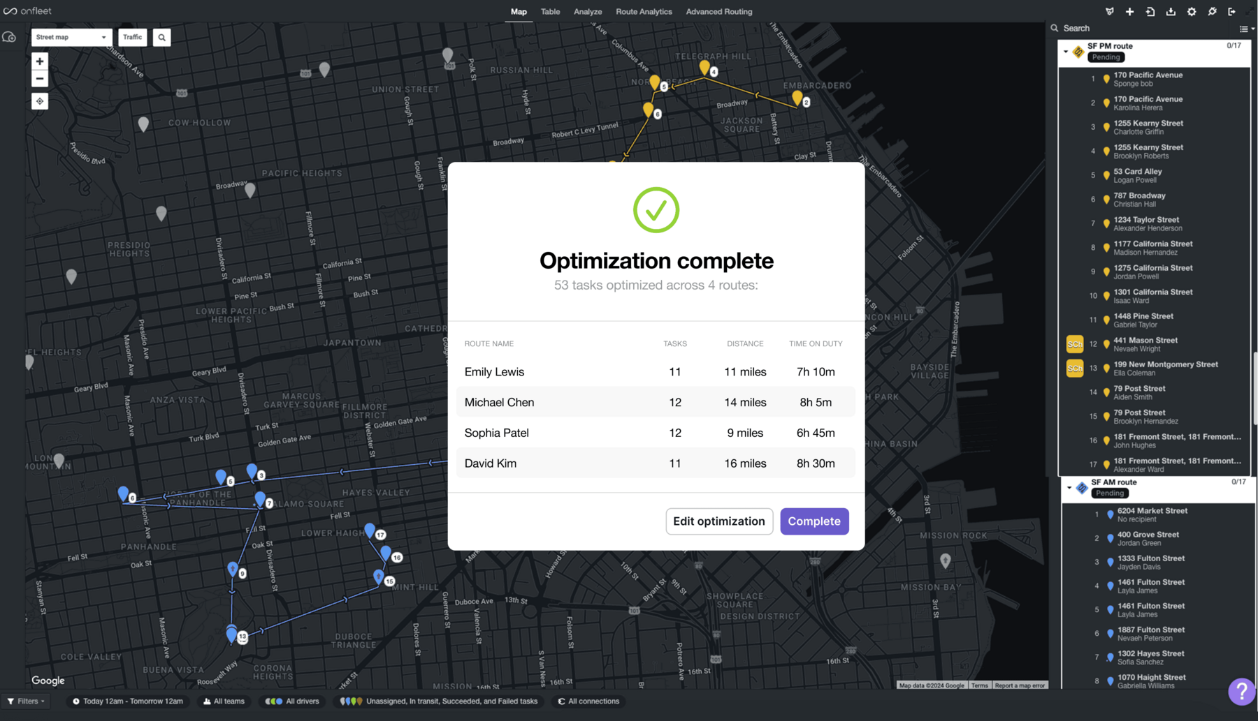 AI-Powered Route  Optimization