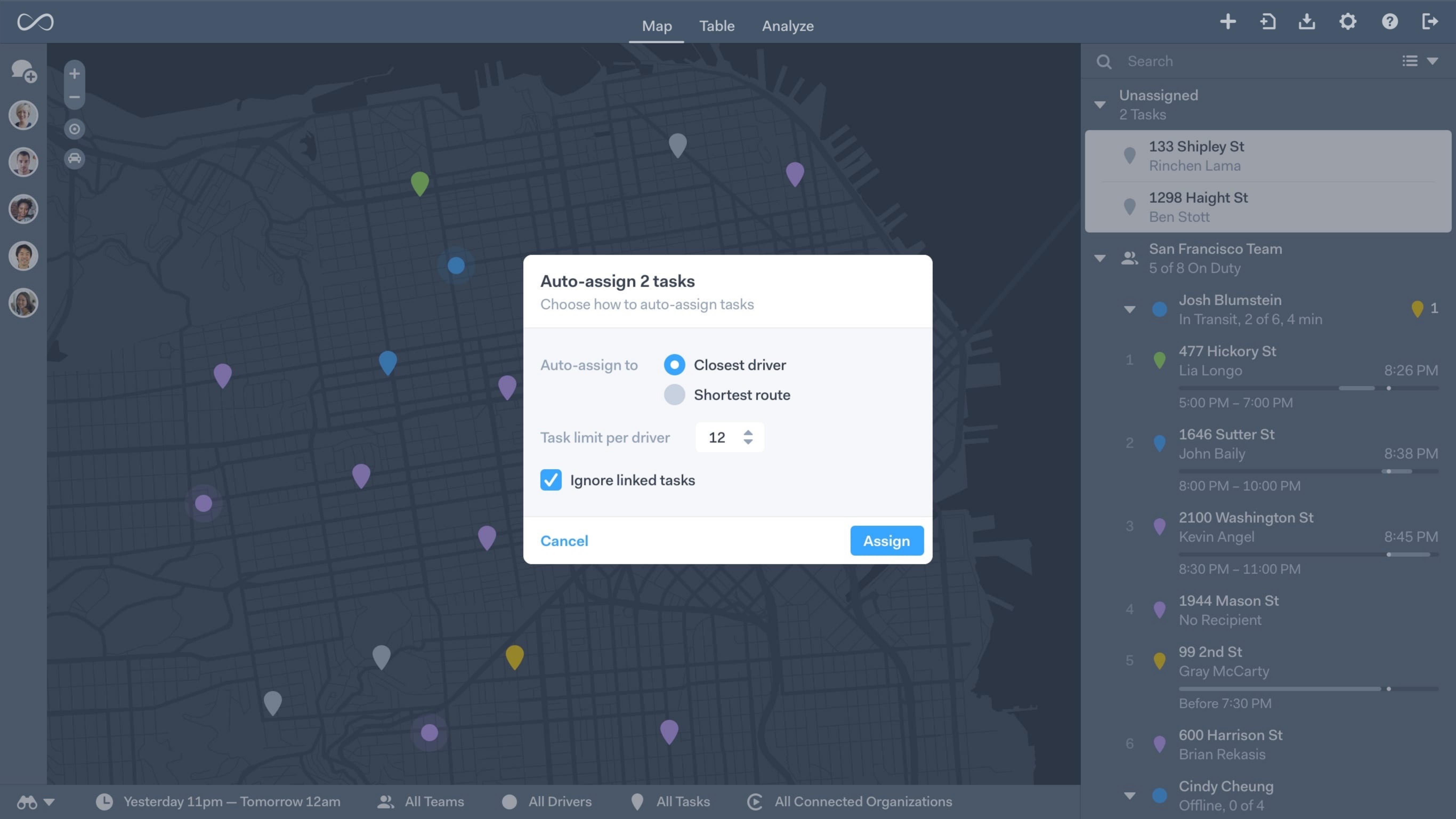 Images displaying support examples for the product